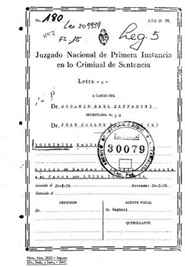 sentencia