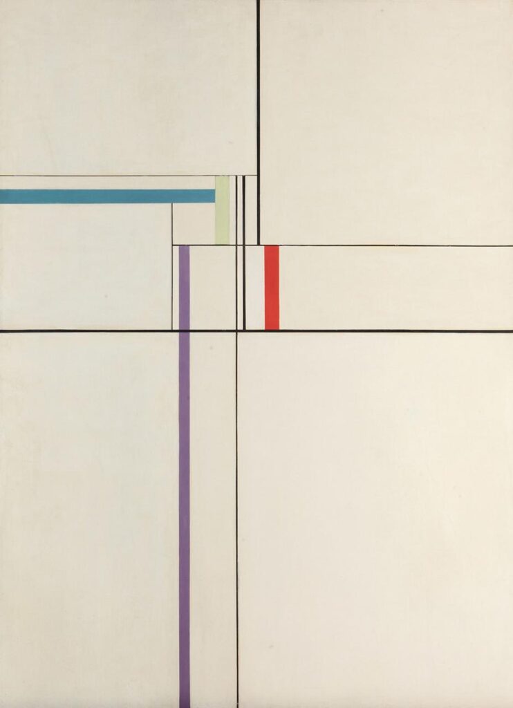 Tomas Maldonado, oleo sobre tela 1950
